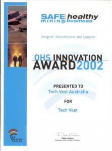 2002 Dept of Mineral Resources award