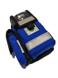 Modular gas detector pouches front view.