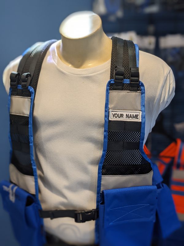 Tech Vest Embroidered Name Patch